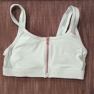 Aerie Mint Zipdown Bikini or Sports Bra